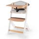 Stolička jedálenská Enock s polstrovaním White wooden, Premium Kinderkraft KHENOC0PWHT0000
