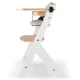 Stolička jedálenská Enock s polstrovaním White wooden, Premium Kinderkraft KHENOC0PWHT0000
