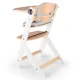 Stolička jedálenská Enock s polstrovaním White wooden, Premium Kinderkraft KHENOC0PWHT0000