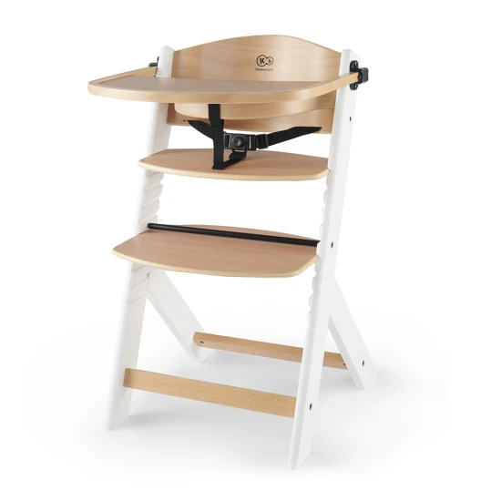 Stolička jedálenská Enock White wooden, Premium Kinderkraft KKKENOCWHT0000