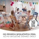 Stolička jedálenská Enock White Kinderkraft KKKENOCWHTF000