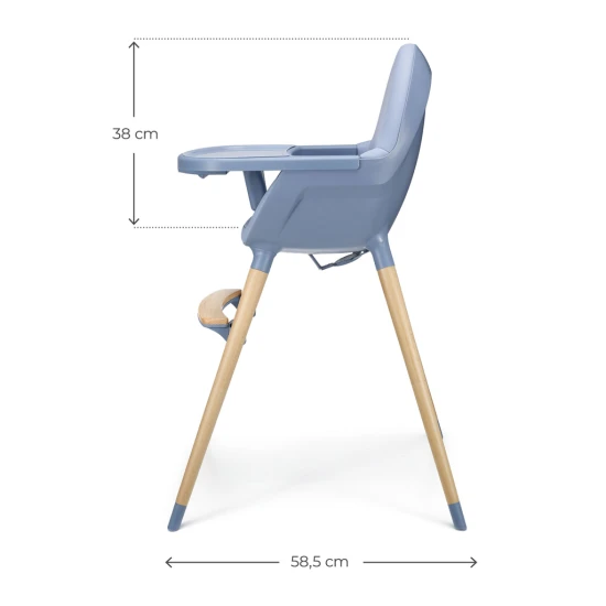Stolička jedálenská FINI2 Nordic Breeze Kinderkraft KHFINI02NOR0000