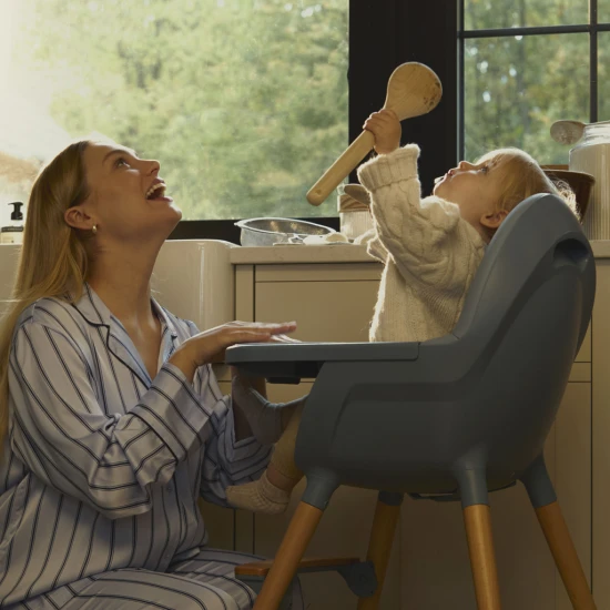 Stolička jedálenská FINI2 Nordic Breeze Kinderkraft KHFINI02NOR0000