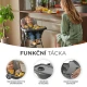 Stolička jedálenská Foldee Grey Kinderkraft KHFOLD00GRY0000