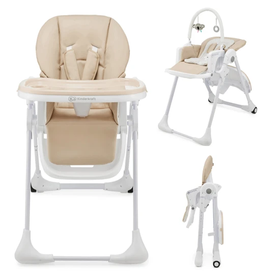 Stolička jedálenská Tummie beige Kinderkraft KHTUMM00BEG0000