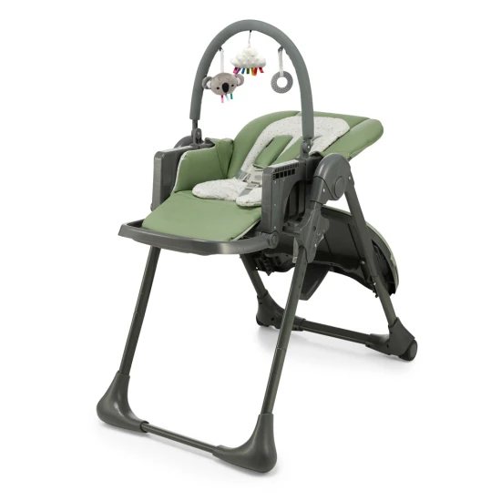 Stolička jedálenská Tummie green Kinderkraft KHTUMM00GRE0000