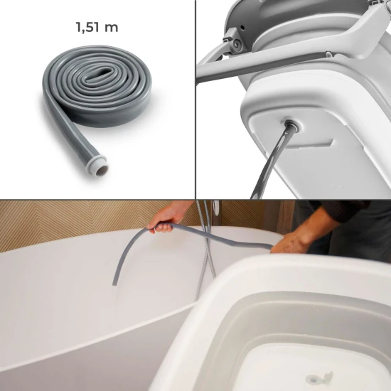 Stolík prebaľovací s vaničkou Bubbly Grey Kinderkraft KABUBB00GRY0000