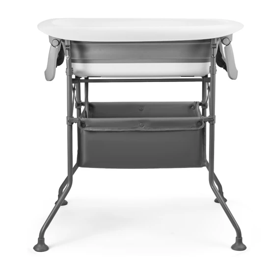Stolík prebaľovací s vaničkou Bubbly Grey Kinderkraft KABUBB00GRY0000