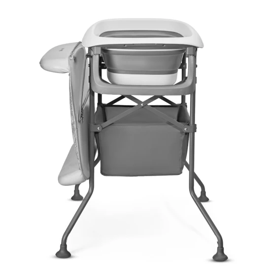 Stolík prebaľovací s vaničkou Bubbly Grey Kinderkraft KABUBB00GRY0000