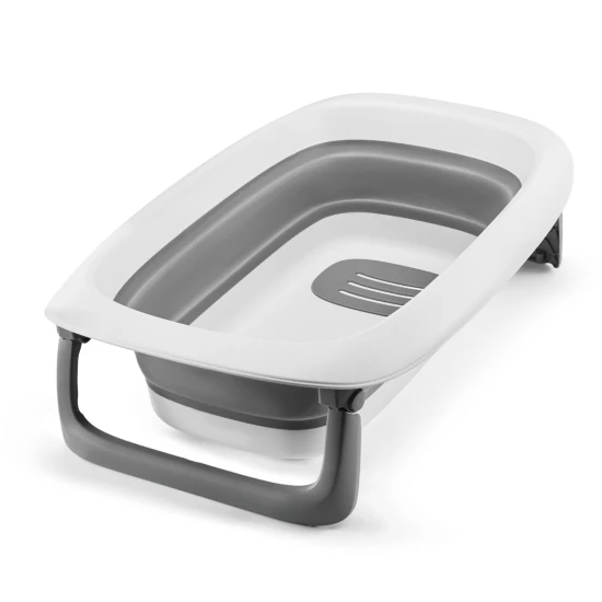Stolík prebaľovací s vaničkou Bubbly Grey Kinderkraft KABUBB00GRY0000