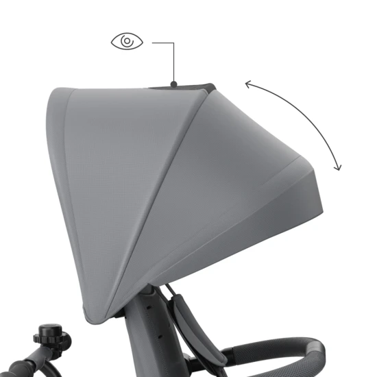 Trojkolka Aston 2 Plus Grey, 9m+ Kinderkraft KRASTO02GRYPL00