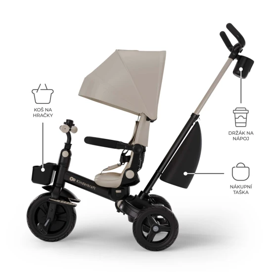 Trojkolka Aveo 2 Plus Beige Kinderkraft KRAVEO02BEG0000