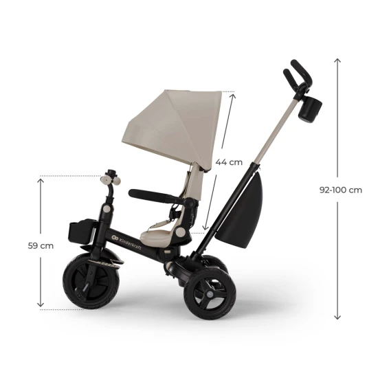 Trojkolka Aveo 2 Plus Beige Kinderkraft KRAVEO02BEG0000
