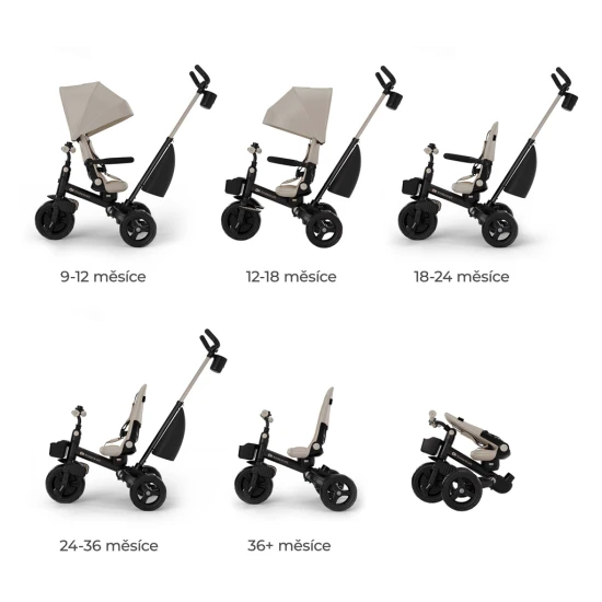Trojkolka Aveo 2 Plus Beige Kinderkraft KRAVEO02BEG0000