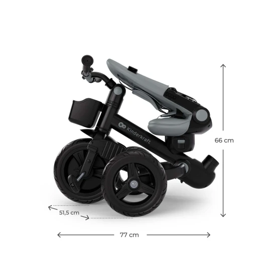 Trojkolka Aveo 2 Plus Grey Kinderkraft KRAVEO02GRY0000