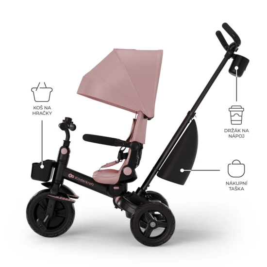 Trojkolka Aveo 2 Plus Pink Kinderkraft KRAVEO02PNK0000
