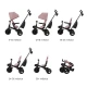 Trojkolka Aveo 2 Plus Pink Kinderkraft KRAVEO02PNK0000