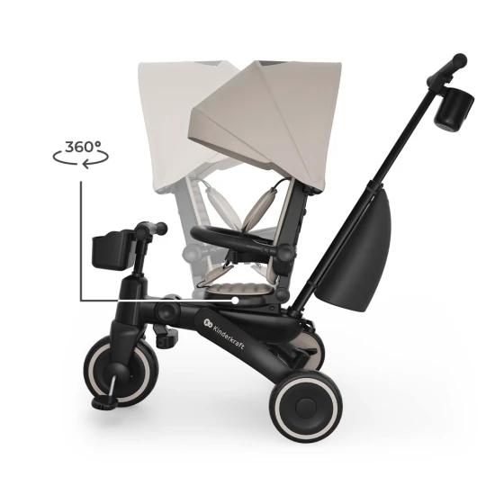 Trojkolka Jazz 3 Beige, 9m+ Kinderkraft KRJAZZ03BEG0000