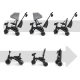 Trojkolka Jazz 3 Grey, 9m+ Kinderkraft KRJAZZ03GRY0000