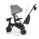 Trojkolka Jazz 3 Grey, 9m+ Kinderkraft KRJAZZ03GRY0000