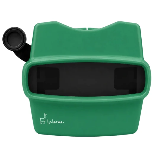 Retro 3D prehliadač obrázkov Green