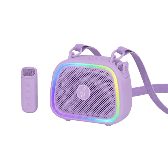 Bluetooth Karaoke set Star Purple s mikrofónom