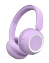 Bezdrôtové slúchadlá s podsvietením Purple