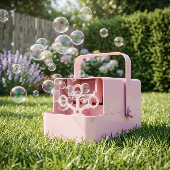 Nezabudnuteľné bubliny s Lalarma Strojom na výrobu bublín Rose – Až 1800 bublín za minútu!