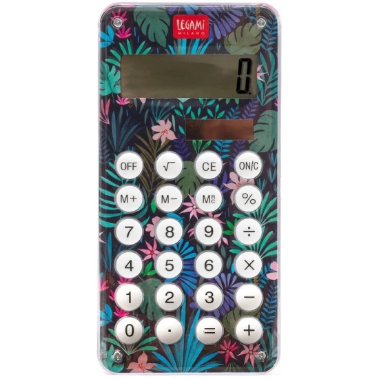 Calcoolator Flora – detská kalkulačka s duálnym napájaním a bludiskom pre zábavu a učenie
