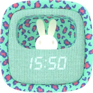 Budík a nočné svetlo Leopard Modrý