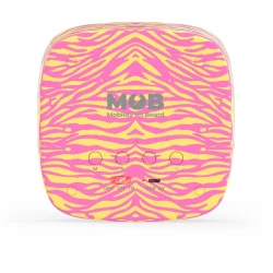 Budík a nočné svetlo Zebra Ružový