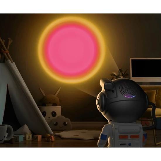 Mini projektor Mini Stellar White 16 cm – kompaktná a hravá lampa pre deti.