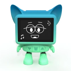 Tancujúci budík Dancing Clock Mob modrý