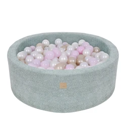 Okrúhly suchý bazén s loptičkami 90 cm Boucle