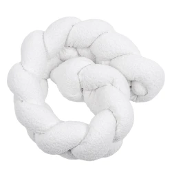Pletený mantinel vrkoč do postieľky 150 cm Boucle