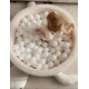 Suchý bazén s loptičkami Korytnačka Small Teddy – MeowBaby MBSBAZ21210