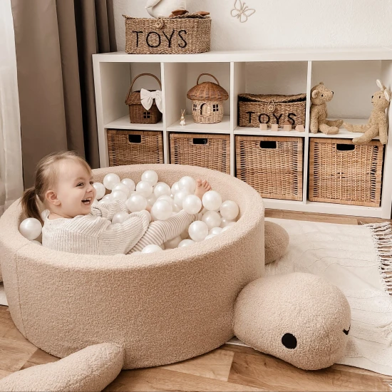 Suchý bazén s loptičkami Korytnačka Small Teddy – MeowBaby MBSBAZ21210