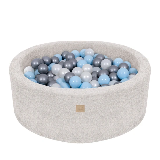 Okrúhly suchý bazén s loptičkami 90 cm Boucle – MeowBaby BBFM000