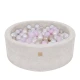 Okrúhly suchý bazén s loptičkami 90 cm Boucle – MeowBaby BBFM000