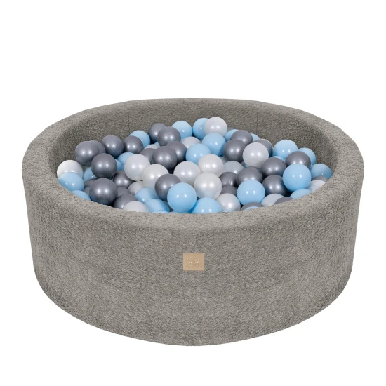 Okrúhly suchý bazén s loptičkami 90 cm Boucle – MeowBaby BBFM000