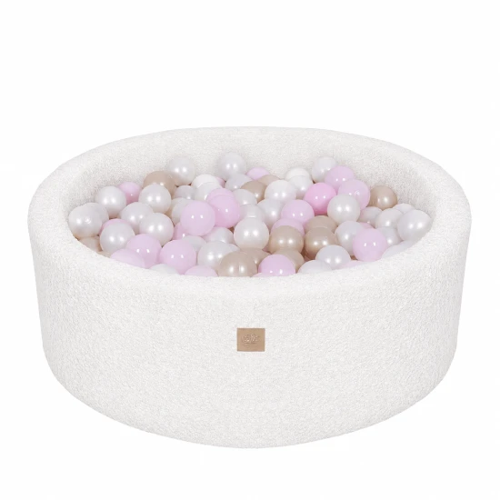 Okrúhly suchý bazén s loptičkami 90 cm Boucle – MeowBaby BBFM000
