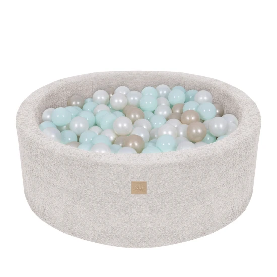 Okrúhly suchý bazén s loptičkami 90 cm Boucle – MeowBaby BBFM000