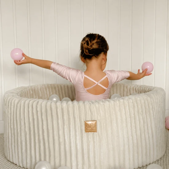 Okrúhly suchý bazén s loptičkami 90 cm Churros – MeowBaby MCHBAO2970