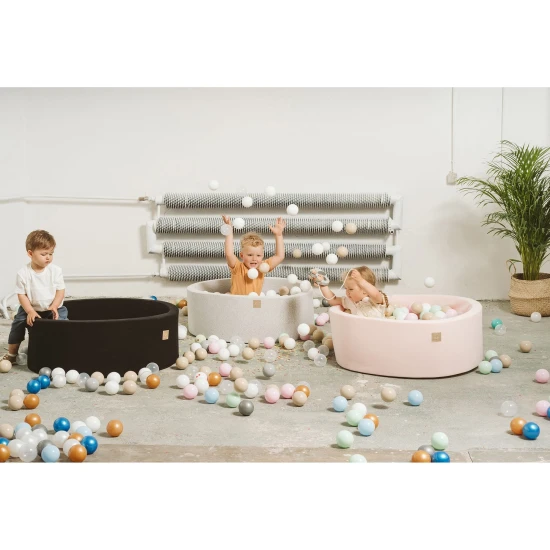 Veľký suchý bazén s loptičkami 120 cm Cotton – MeowBaby MEOS321W
