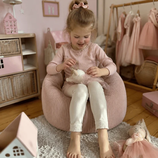 Sedací vak pre deti do domu Floreo Aesthetic – MeowBaby MAPUF32