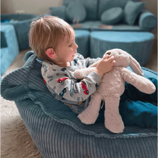 Sedací vak pre deti Sako Bag Teddy Aesthetic – MeowBaby ASTE001