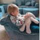 Sedací vak pre deti Sako Bag Teddy Aesthetic – MeowBaby ASTE001