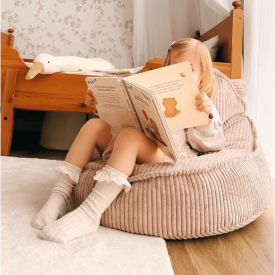 Sedací vak pre deti Sako Bag Teddy Aesthetic – MeowBaby ASTE001