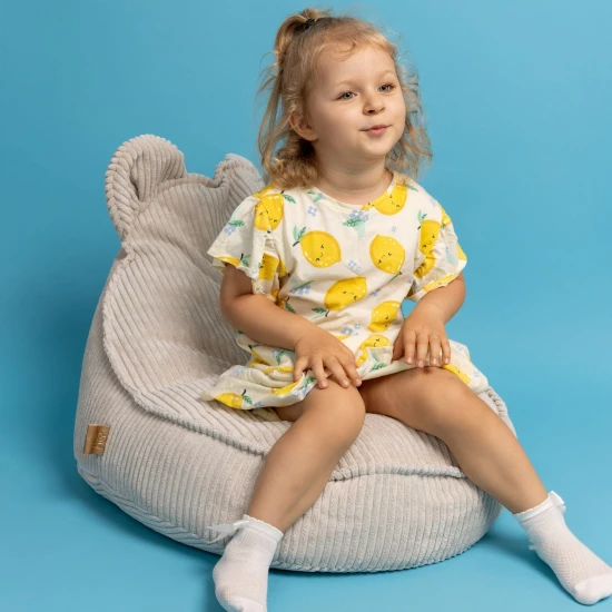 Sedací vak pre deti Sako Bag Teddy Aesthetic – MeowBaby ASTE001