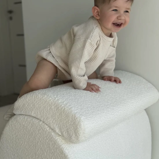 Pohodlné kresielko pre deti Wave Lounger Boucle – MeowBaby WLBOB01